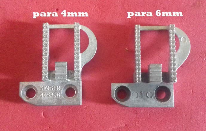 Dente para Maquina de Costura Singer Antigas (cabeçote de ferro) Escolha Medida do Dente Fale com Vendedor no Chat Antes