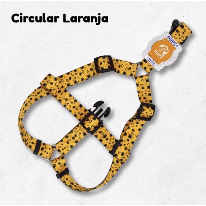 Coleira Peitoral 8 Chip Rastreador Nfc Qrcode Tam. Mini