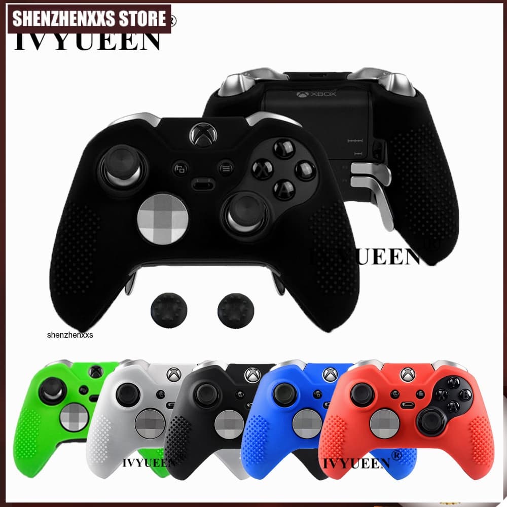 Capa Protetora De Silicone Antiderrapante Para Microsoft Xbox One Elite Controller Joystick