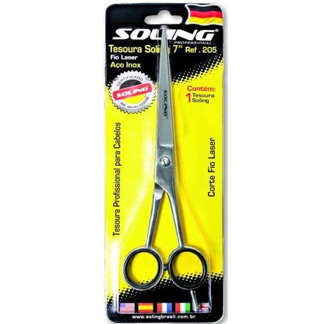Tesoura de Cabelo Soling Fio LAser 7"