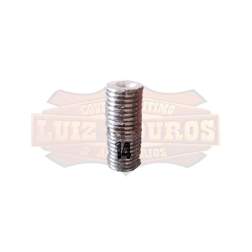 Pacote de Argola Inox Nº 14 Chata Pacote C/20 Unidades