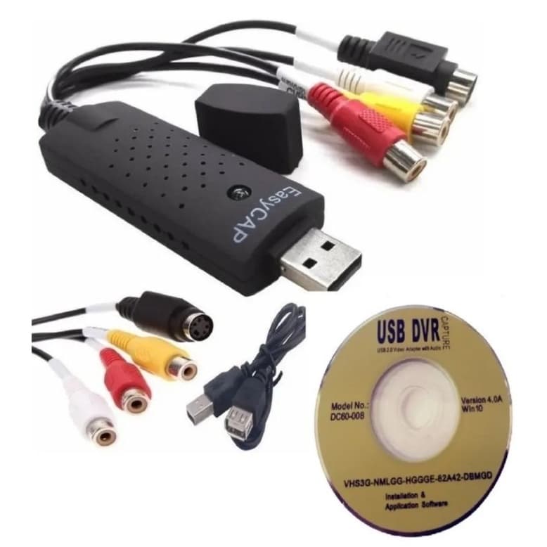 Easy Cap Placa D Captura De Vídeo Usb 2.0 Xbox Video Cassete