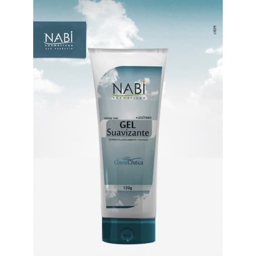 Gel Suavizante 120g em Bisnaga Nabi Cosmeticos