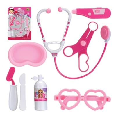 Conjunto médico de 7 peças para enfermeira infantil