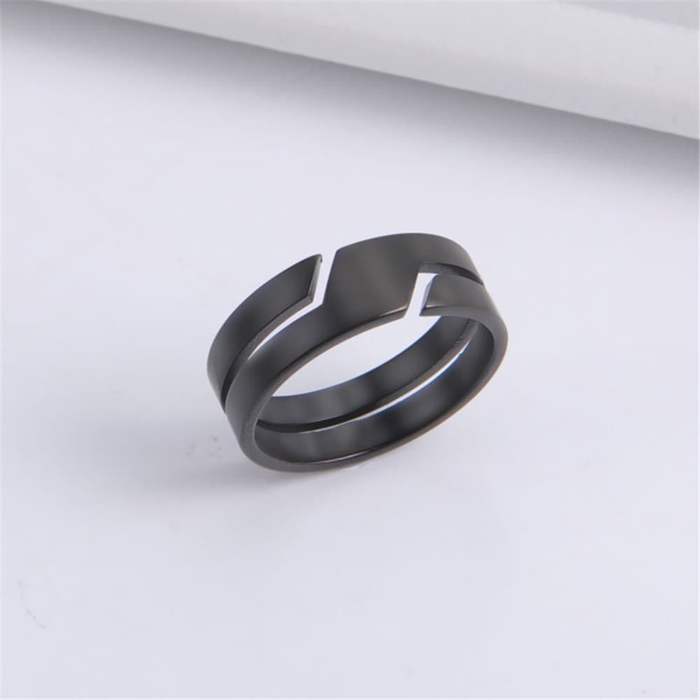 Anel Skyrim Unissex de aço inoxidável  6mm ( CÓD 08  )