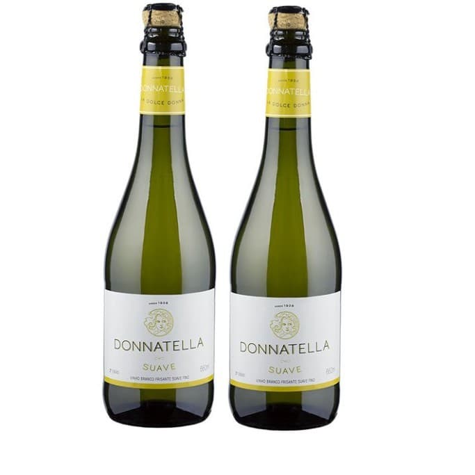 Kit Vinho Donnatella Frisante Branco Suave Fino 660ml 2uni