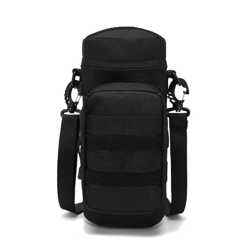 Molle Zipper Cantina Garrafa De Água Bolsa Chaleira Gaiola Suporte Com Alça