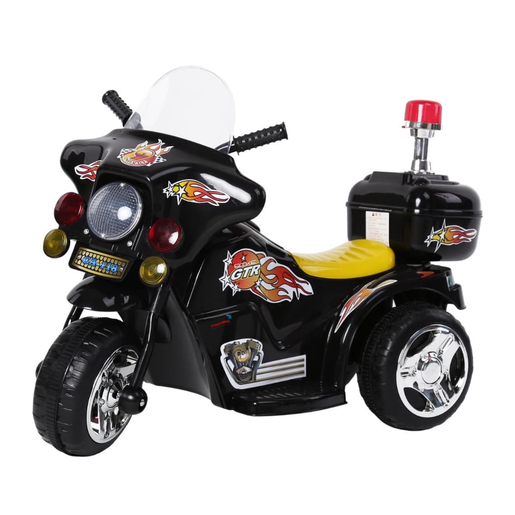 MIni Moto Elétrica Infantil Triciclo Bombeiro Polícia 1 A 3 Anos C/ Inmetro