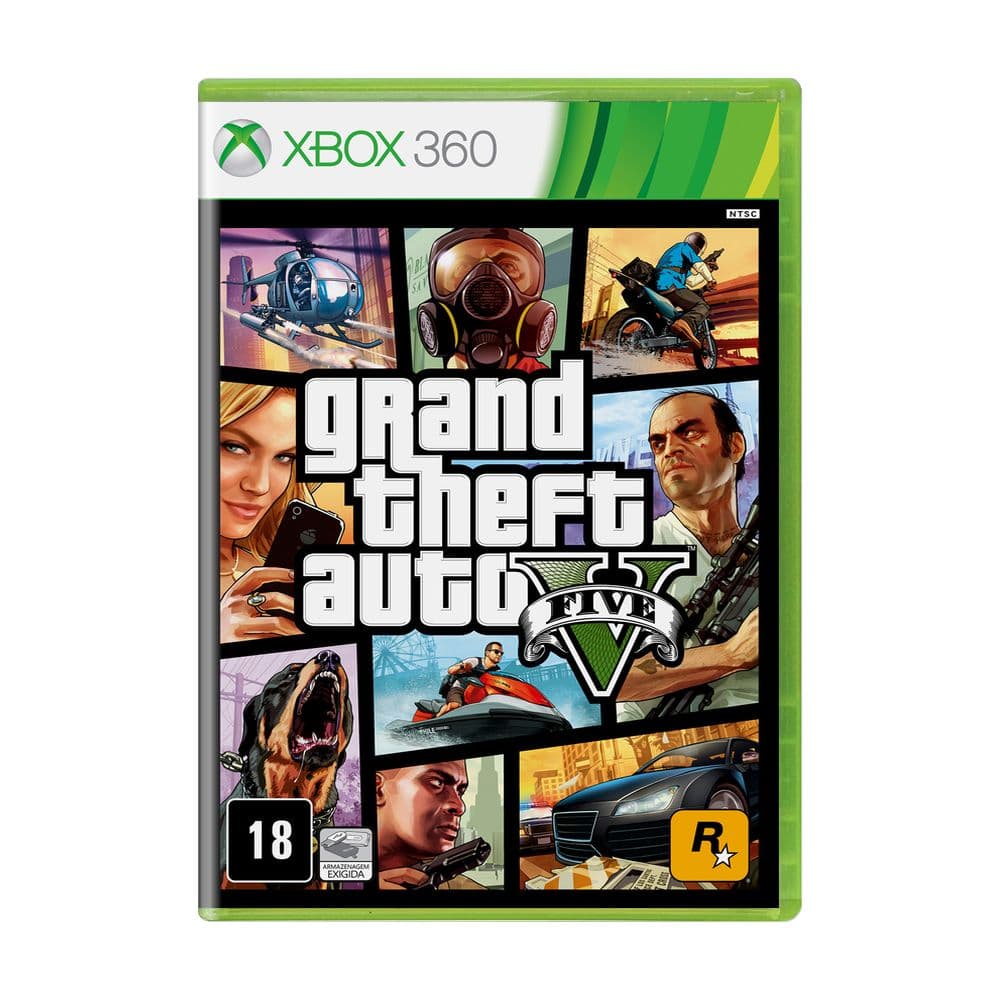 GTA V Xbox 360 - Mídia Física Original