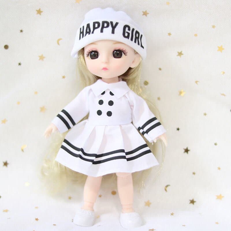 16 Centímetros Boneca Set Com Roupas 1 / 8 BJD Criança Brinquedos Boneca Traje Ob11 Sereia Boneca