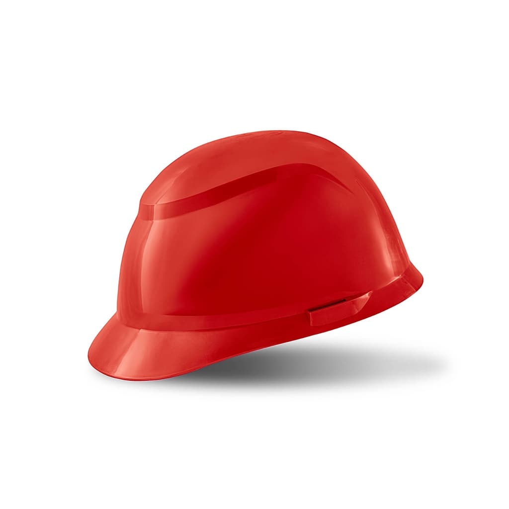 Capacete Segurança EPI Obra Construção Civil Vermelho