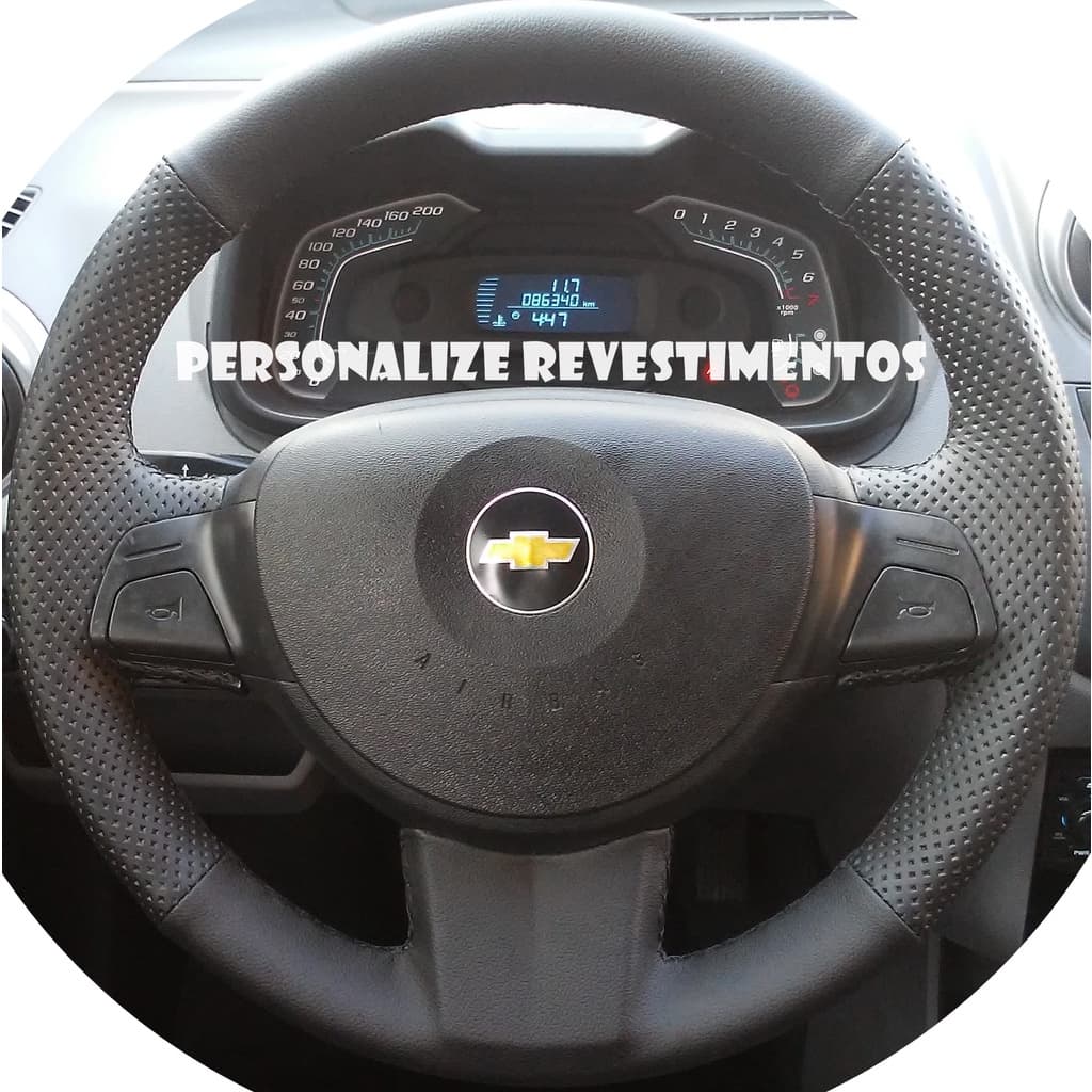 Capa De Volante Costurada Agile/montana C/ Air Bag