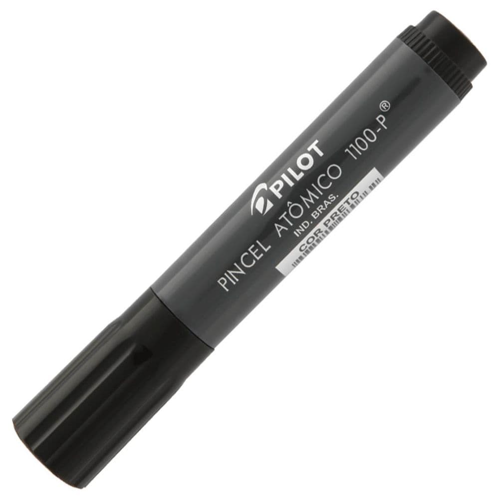 Pincel Atômico Pilot 1100-P   Ponta  Chanfrada Preto