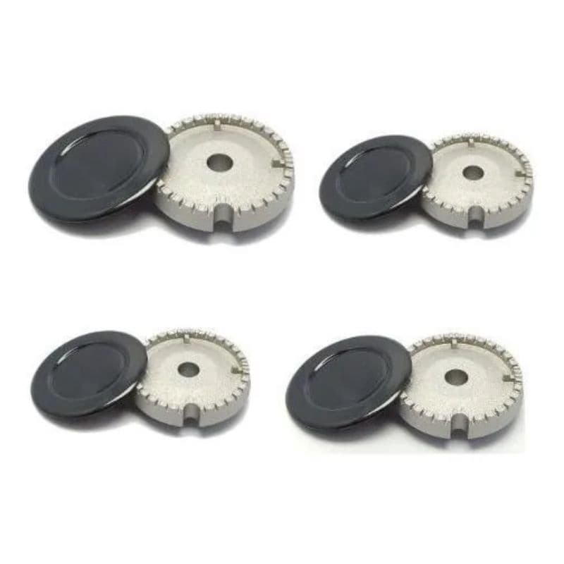 Kit completo queimadores Brastemp Clean/Ative/Eva 4 bocas