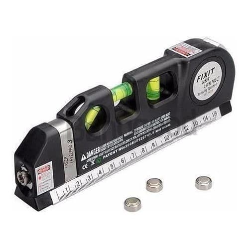 Trena 3 Bolhas Nivelador Laser Horizontal Vertical