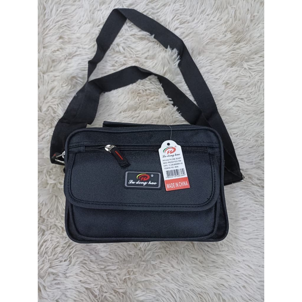 Bolsa masculina 24×17×10 tecido moinho de água