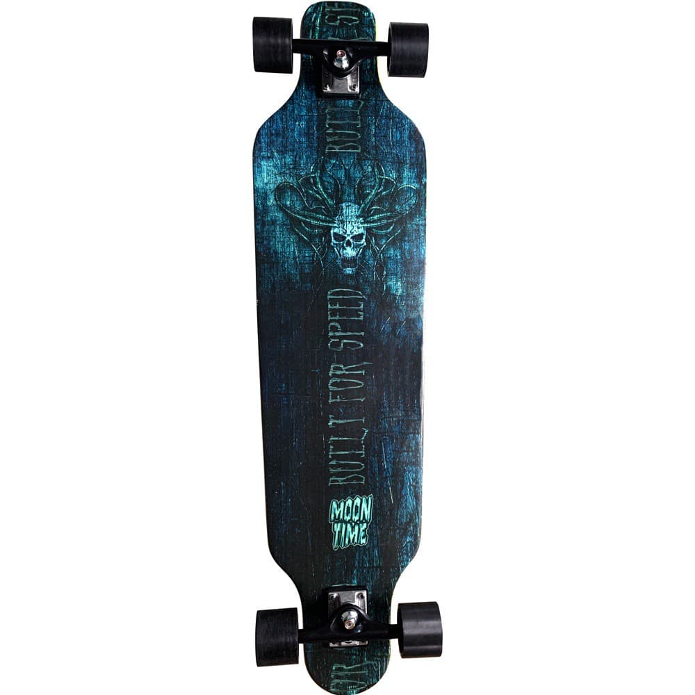Skate Owl Longboard Moon Time Speed Adulto Infantil