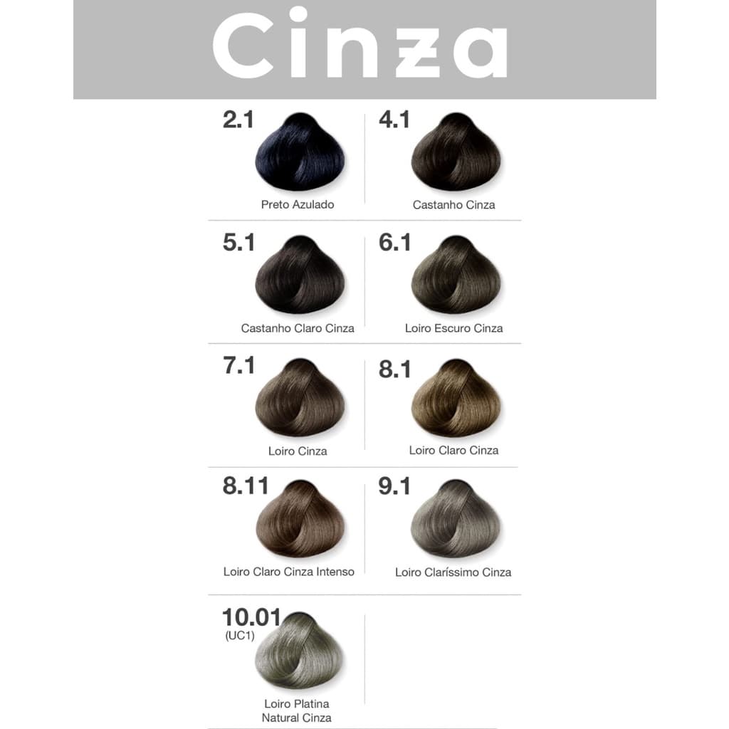 Coloração Itallian Color | 60g | Tons De Cinza