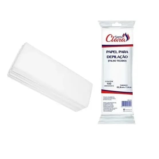 Papel Para Depilação 100un Santa Clara
