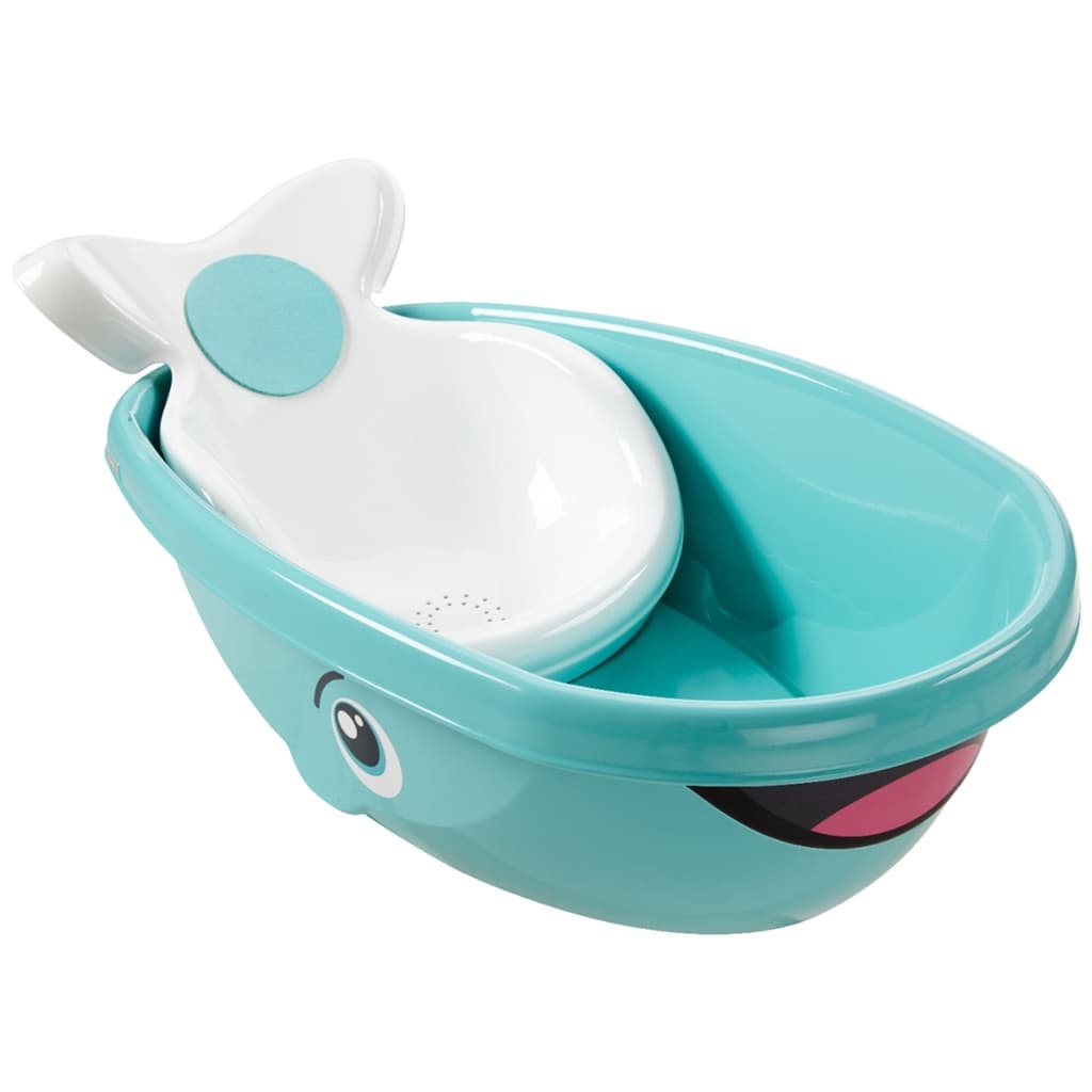 Fisher-Price Banheira Baleia com Assento e Apoio para Cabeça