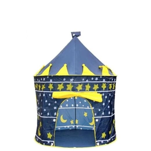 Barraca tenda Toca Cabaninha Castelo Infantil menino AZUL a pronta entrega.