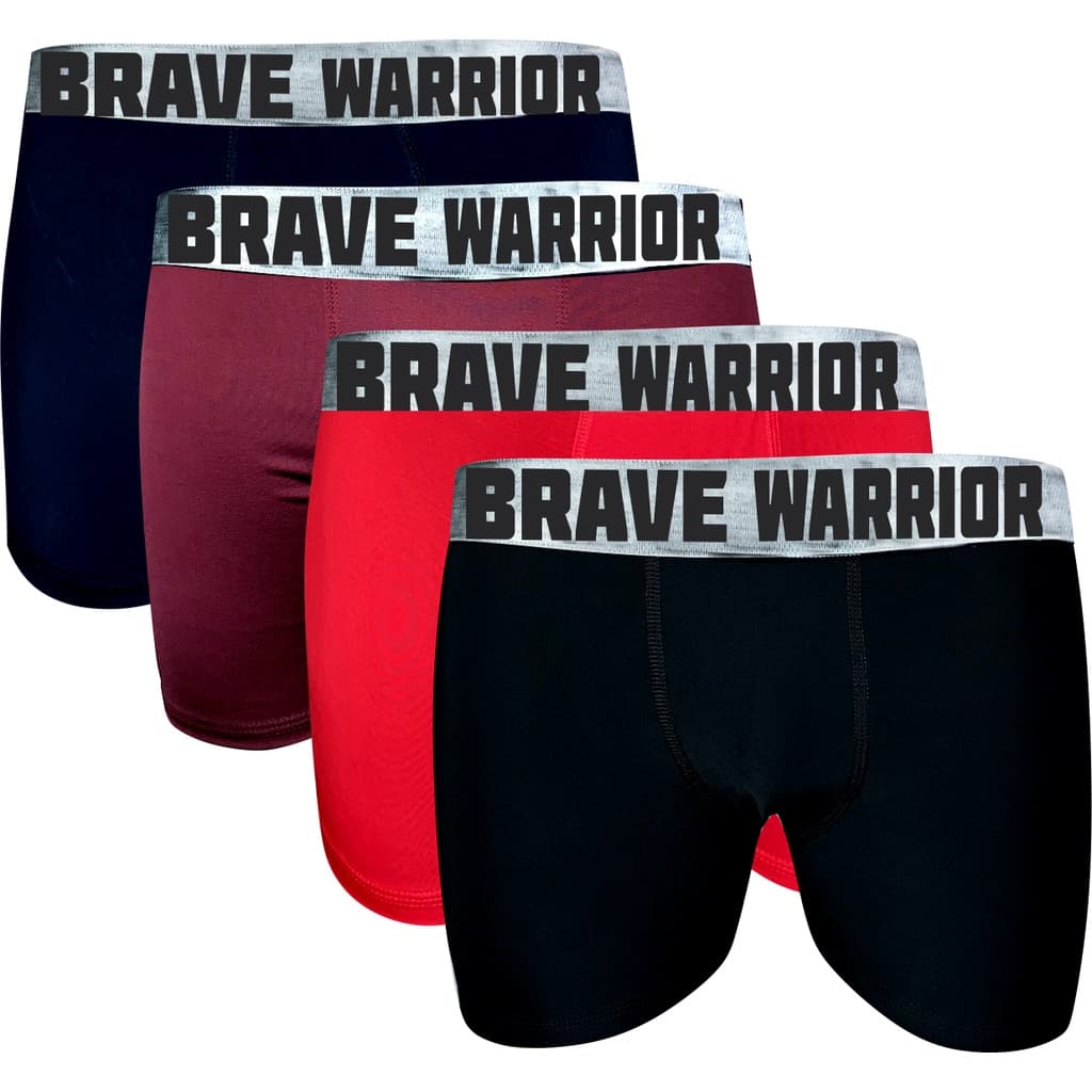 5 Cuecas Boxer Adulto Microfibra Bravo Cores e Estampas Variadas