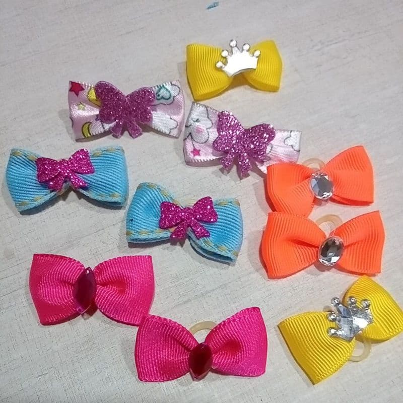 Laços Pet P com 100 unidades/ pet shop/ laços pet/ banho e tosa/ laço pet/ laço pet P