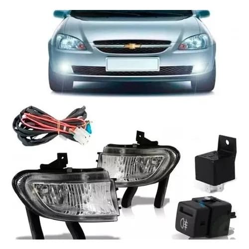 Kit Farol De Milha Novo Corsa Classic 2010 A 2013