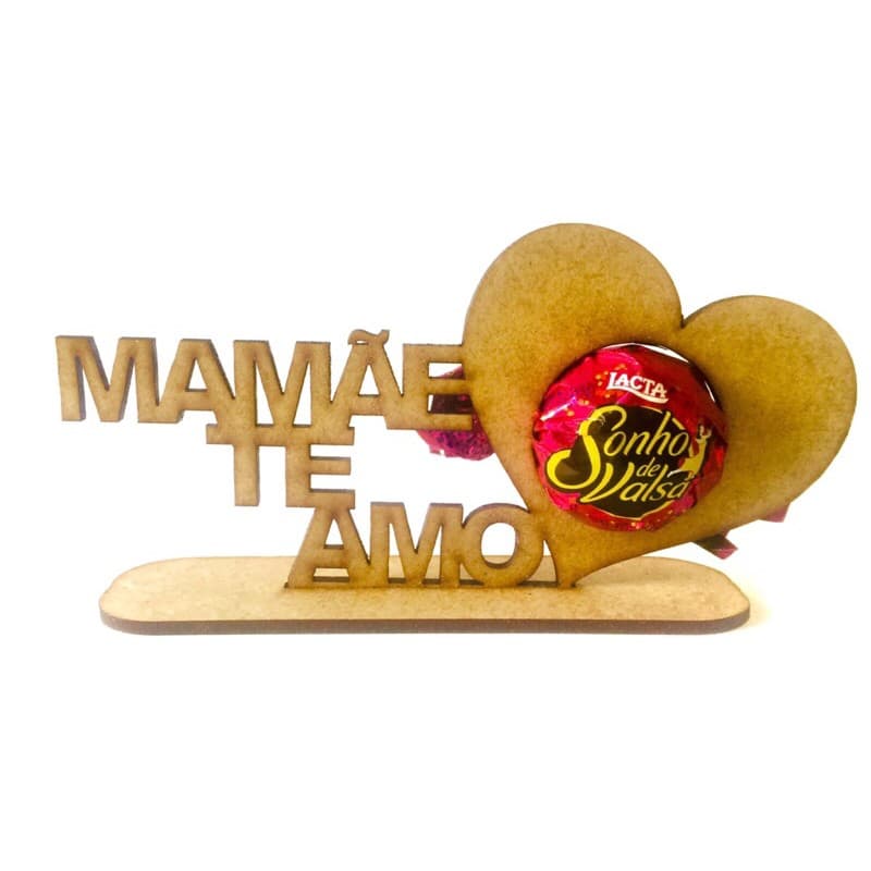 kit 30 Dia das mães Porta Bombom MDF(Bombom não acompanha)