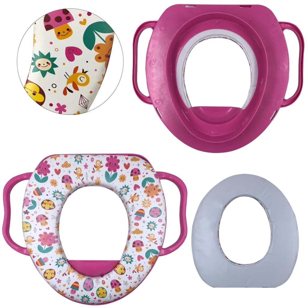Redutor De Assento Alca Vaso Sanitário Infantil Bebe Macio