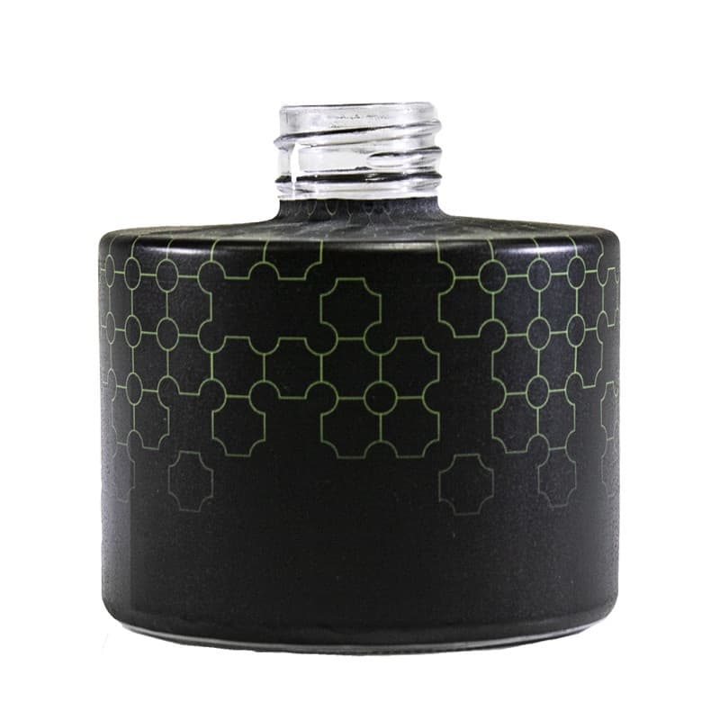 2un Vidros para Aromatizador de Ambiente Lara 240ml Envel Classico Preto