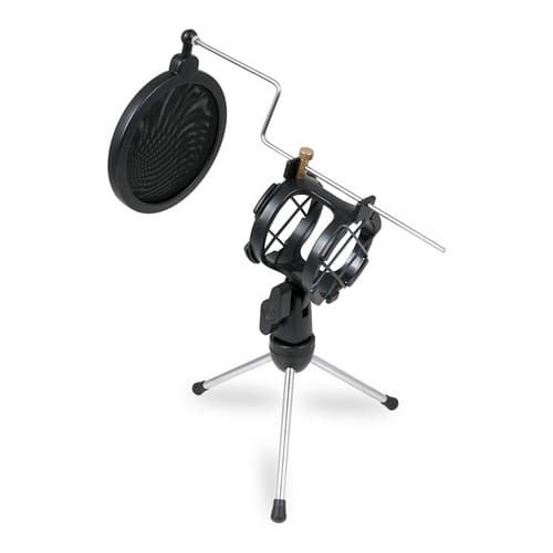 Suporte de microfone mini pedestal Arcano AR-3S tripé de mesa