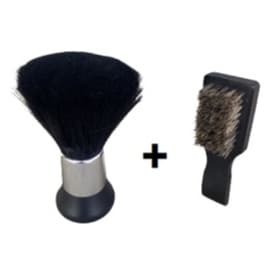 Espanador De Cabelo e Escova De Cabelo Barba Para Barbeiro e Cabeleireiro