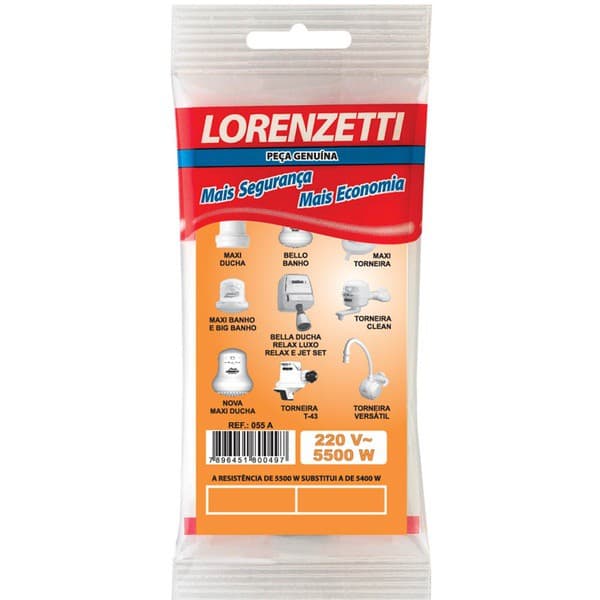 Resistência Maxi Ducha 5500W 220V Lorenzetti