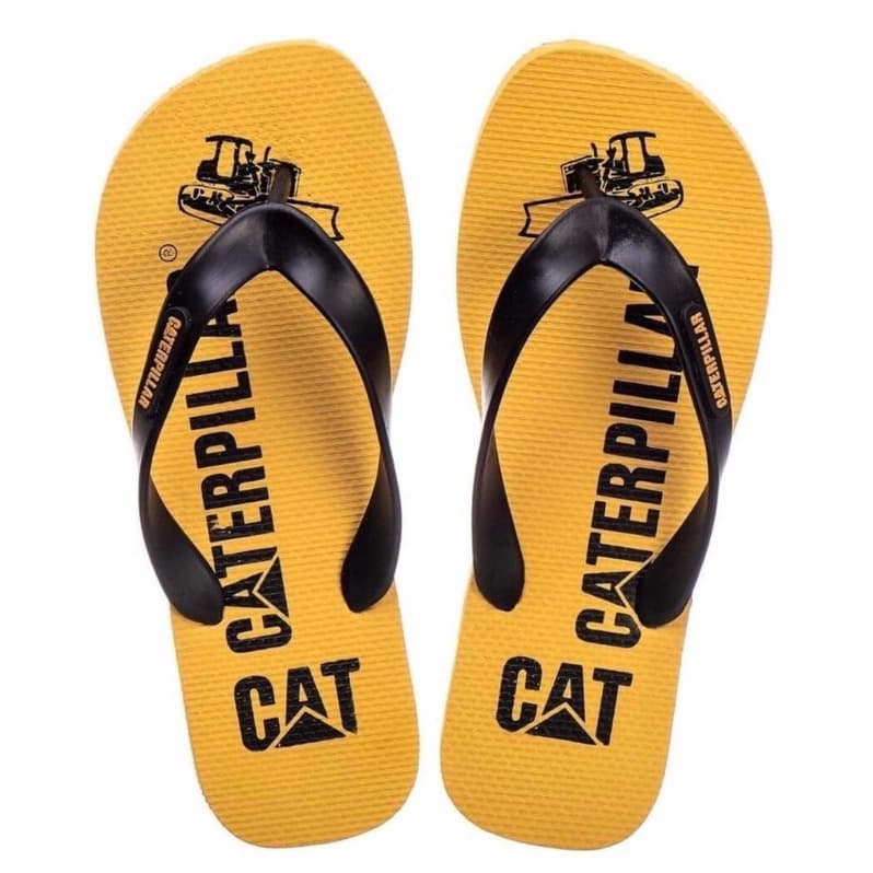 Chinela Caterpillar Masculina Antiderrapante Sandália De Dedo Verão Carnaval Confortável Leve E Macia