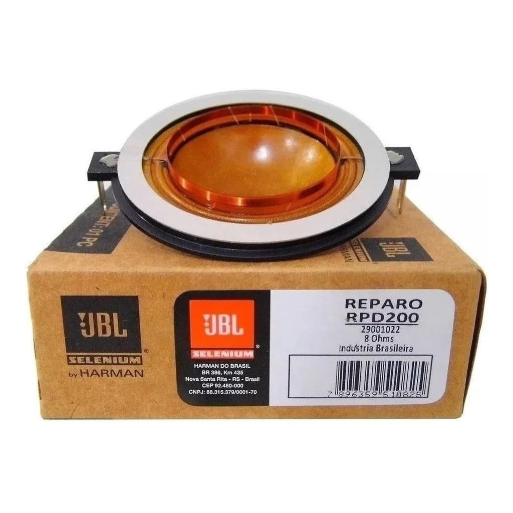 Kit Reparo JBL Original Driver D200 ou D200x Selenium Som de Qualidade Para Boca de Corneta Fenolico