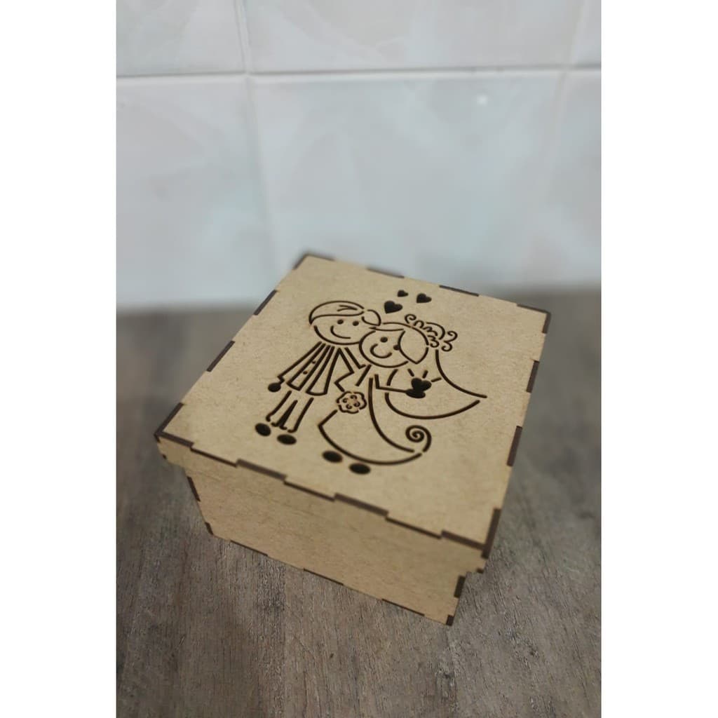 kit 4 caixas para lembrancinhas para padrinhos 15x15x10 personalizadas.