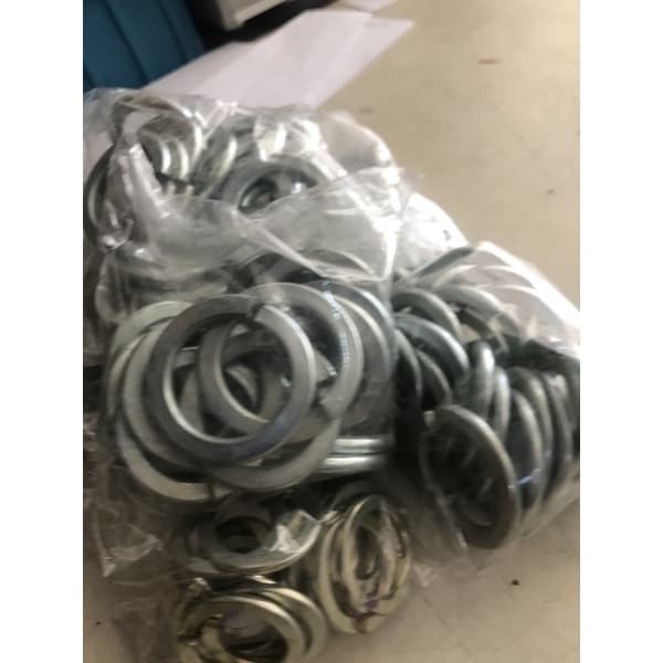 Arruelas de pressão inox de 9/16 Kit com 30 pcs