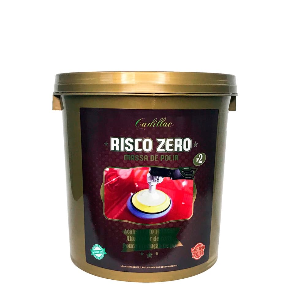 Massa de Polir n2 Automotivo Risco Zero 3,6Kg Cadillac
