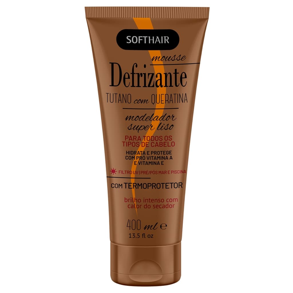 Defrizante Tutano com Queratina 400ml Softhair