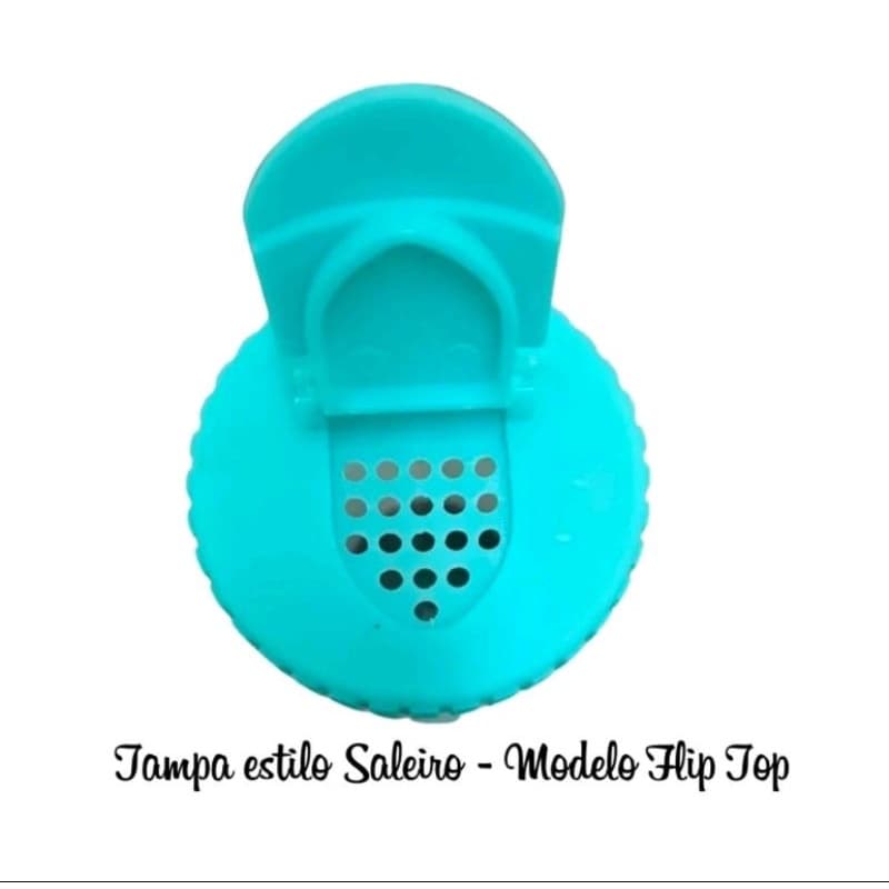 kit saleiro e paliteiro Porta Condimento De Acrílico Tampa Fliptop