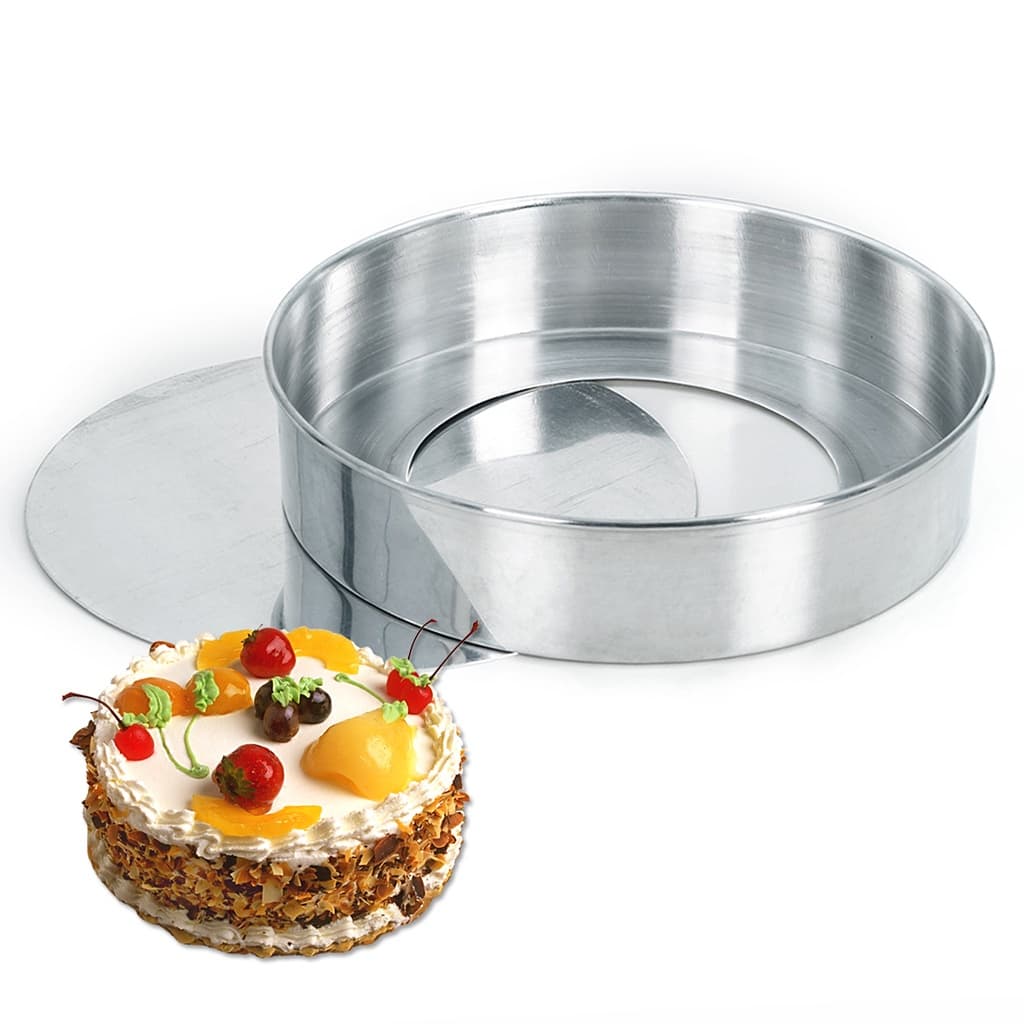 Assadeira Redonda Fundo Removível 25 cm  2,5L Alumínios Marana Forma Assar Bolo no Forno