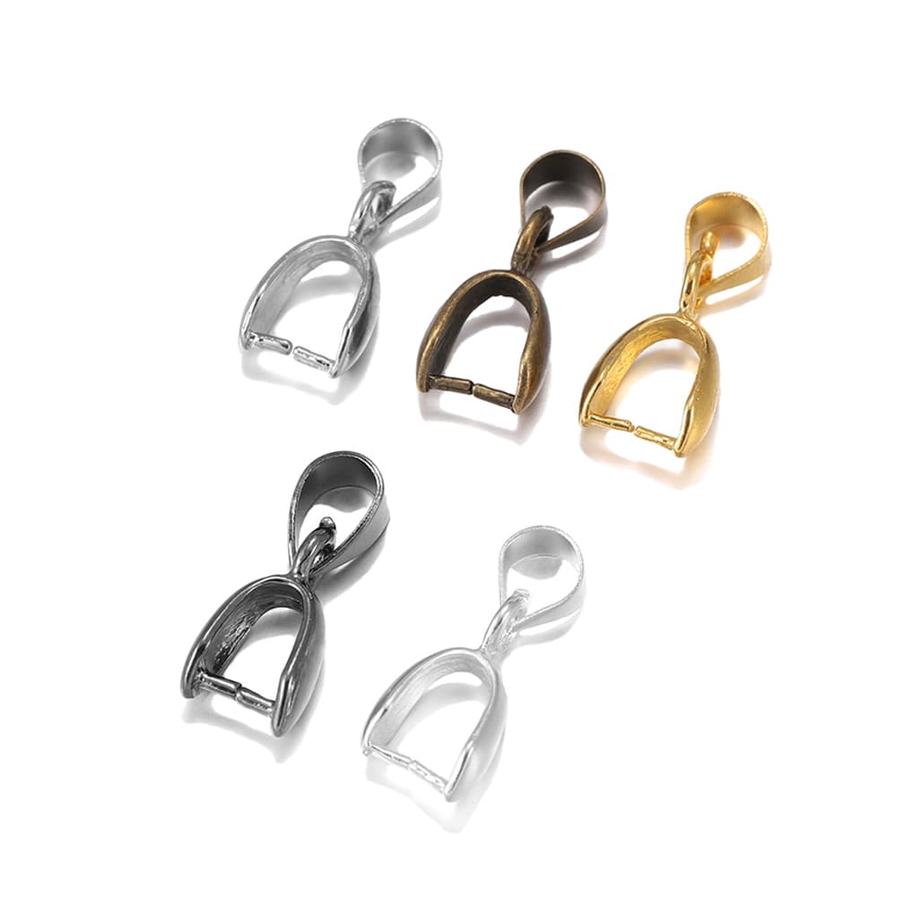 20 Pçs/Lote Cobre Charme Bail Contas Sementes De Melão Fivela 17x6mm Banhado Pingentes Fecho Clips Para DIY Fazer Jóias Colar Suprimentos