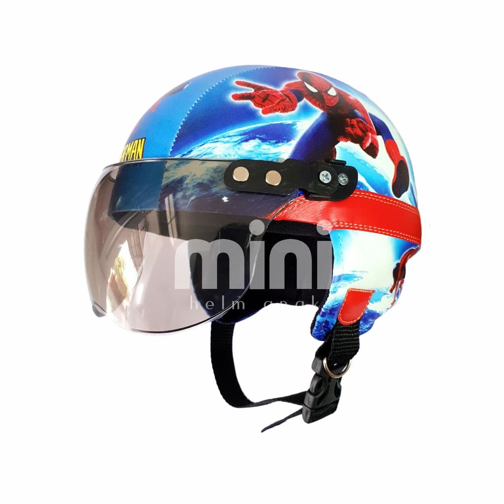 MINI Capacete Com Motivo Do Homem-Aranha Para Meninos