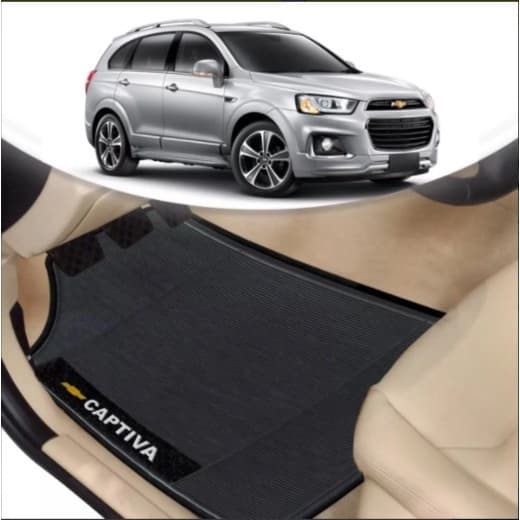 Tapete Borracha Automotivo Preto Gm Captiva 4 Peças