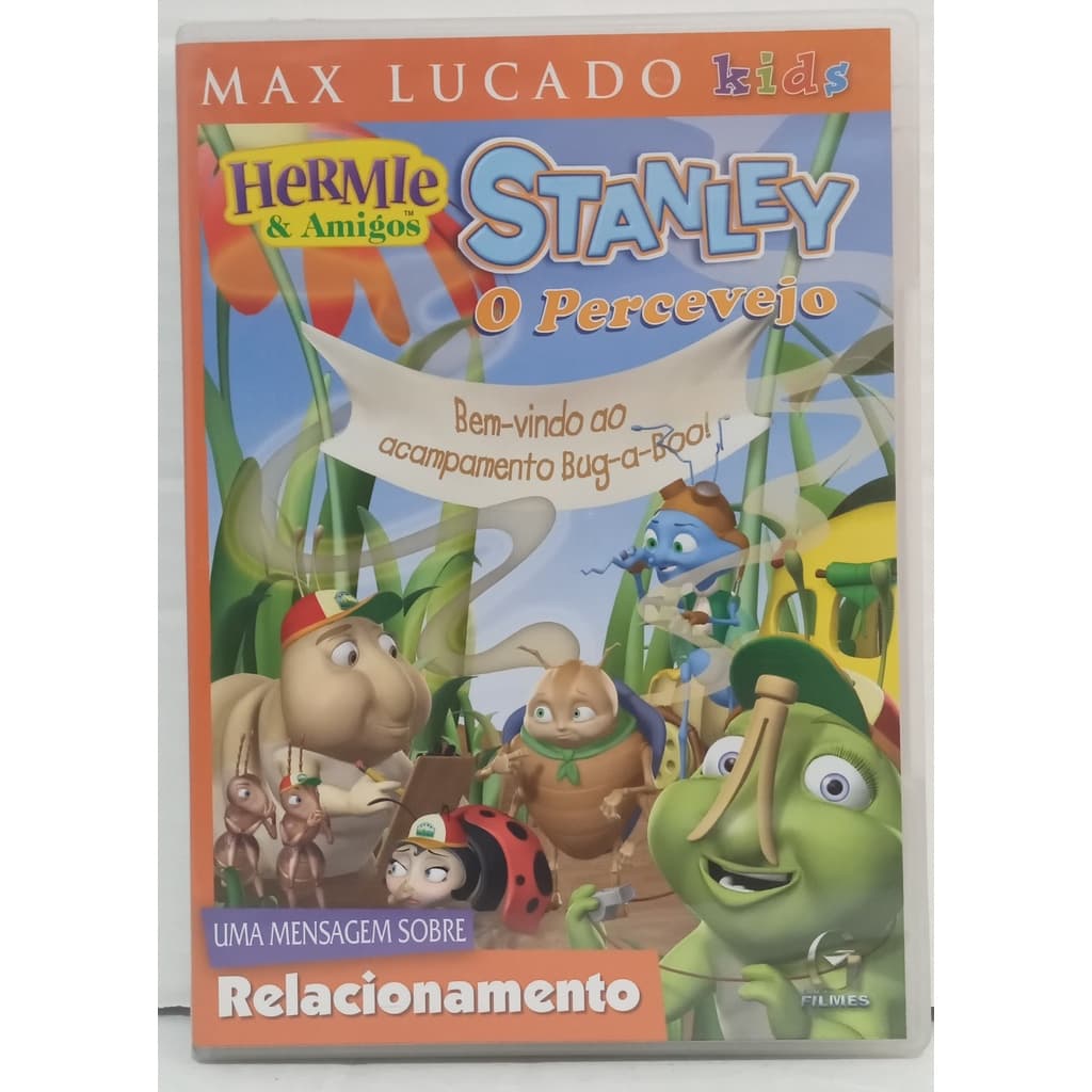 Dvd Hermie & Amigos - Stanley O Percevejo - Max Lucado - Original Usado