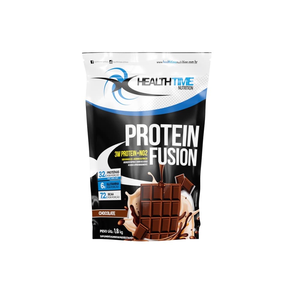 3W FUSION WHEY PROTEIN HEALTH TIME - REFIL 2,1 kg (32g DE PROTEÍNA POR PORÇÃO)