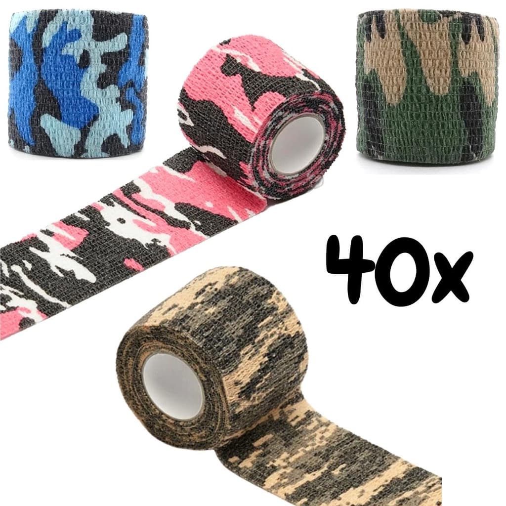 Kit 40 Thumb Tape Finger Tape Fita Elástica Crossfit Jiu