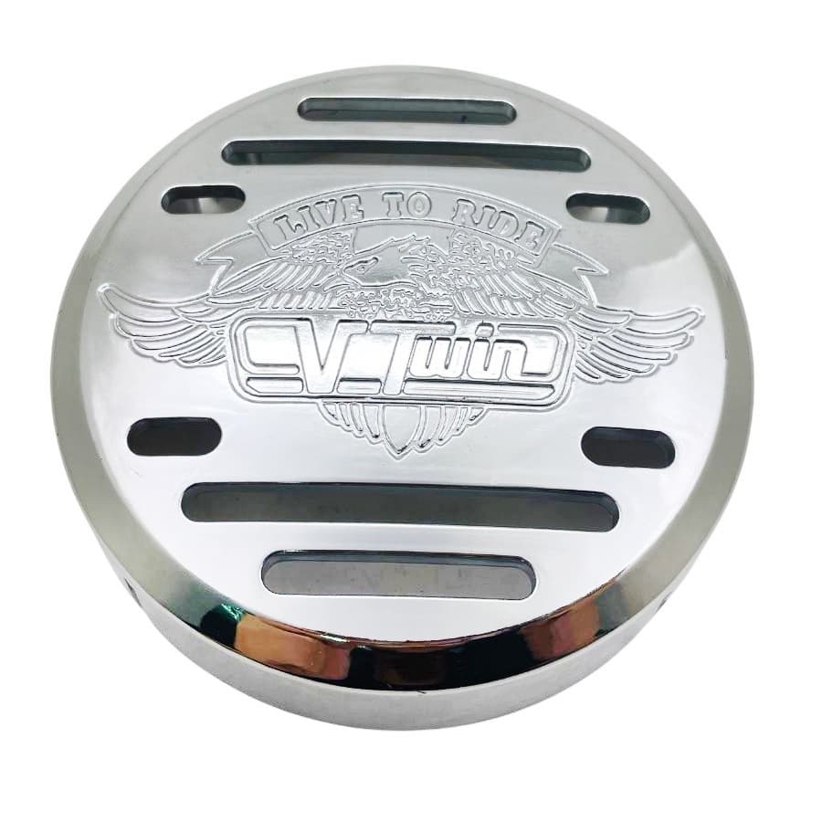 Chrome ABS Águia Padrão Motocicleta Reequipamento Chifre Capa Escudo Para Kawasaki Vulcan 800 Yamaha V-Star 650 1100 Clá