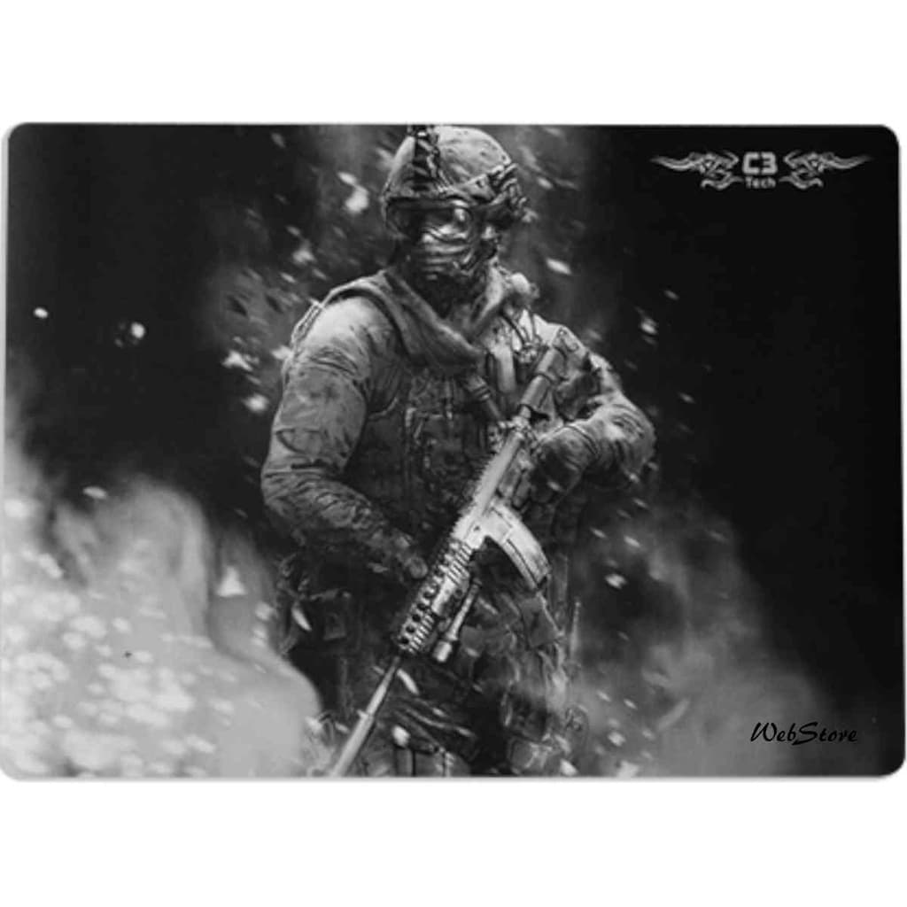 Mouse Pad Game Utrafino - Grande - Estampa Soldado